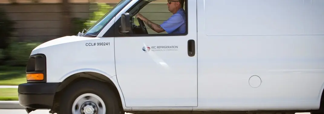 KIC Refrigeration service vehicle serving Hamburg area